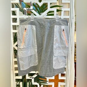 Merrell Gray and Orange athletic Skirt with pockets